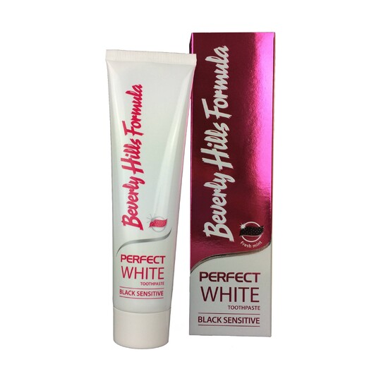 Beverly Hills Formula Perfect White Black Sensitive zubná pasta 100 ml