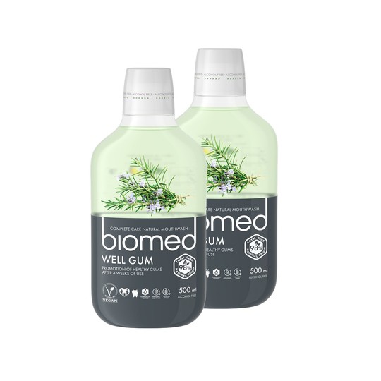 Biomed Well Gum ústna voda 2x500 ml