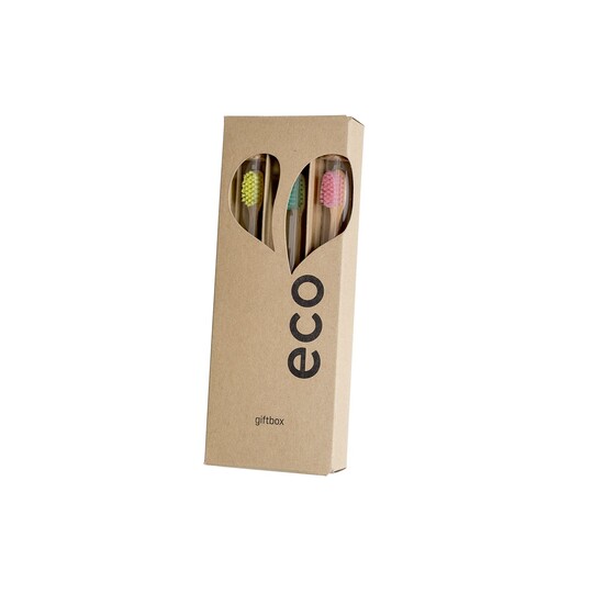 Ecoheart Extra Soft Giftbox zubná kefka 3 ks