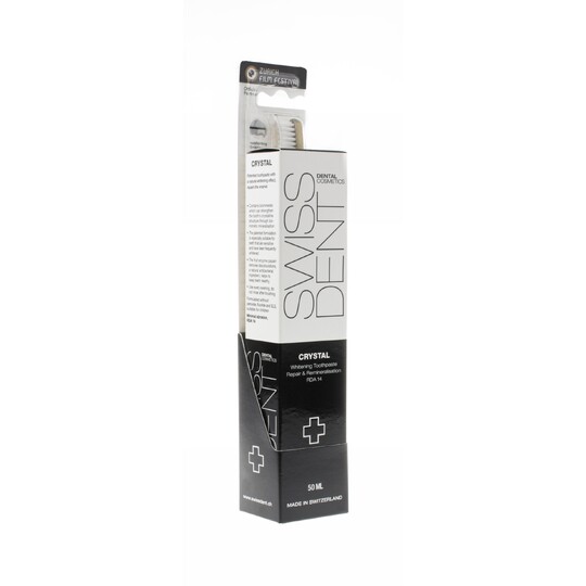 Swissdent Crystal Combo Pack zubná pasta + zubná kefka