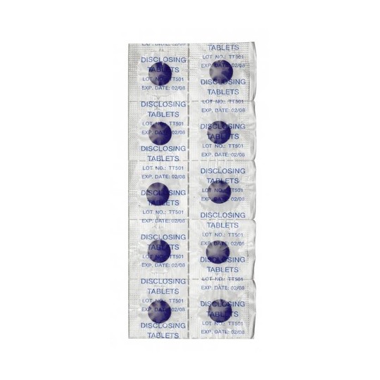 Curaprox PCA 222 tablety na zvýraznenie plaku 100 ks
