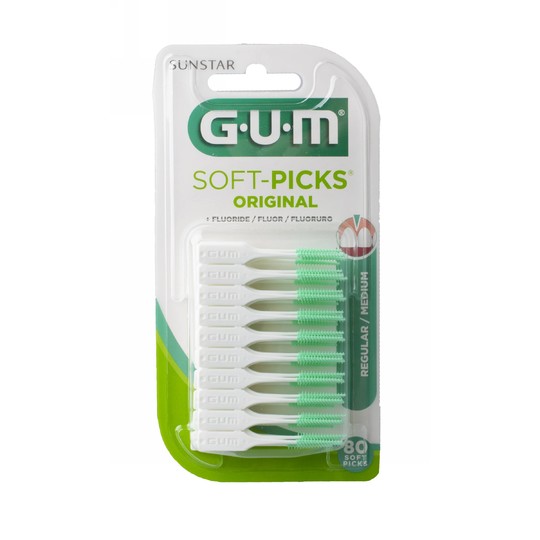 GUM Soft Picks medzizubné kefky Medium 80 ks