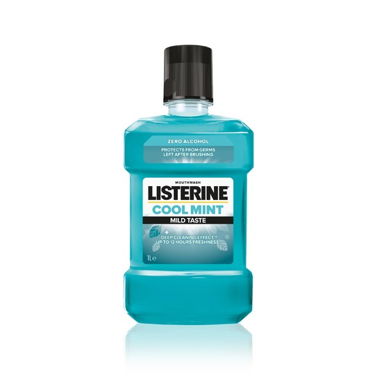 Listerine Cool Mint Mild Taste ústna voda 1000 ml