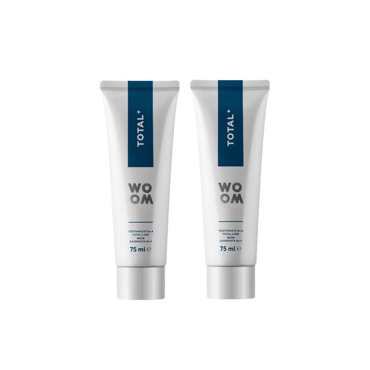 Woom Total+ zubná pasta 2x75 ml