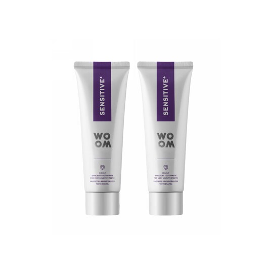 Woom Sensitive+ zubná pasta 2x75 ml