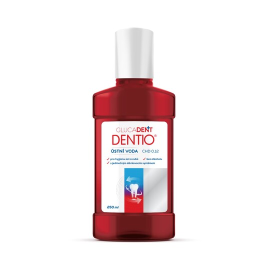 Glucadent Dentio ústna voda 250 ml