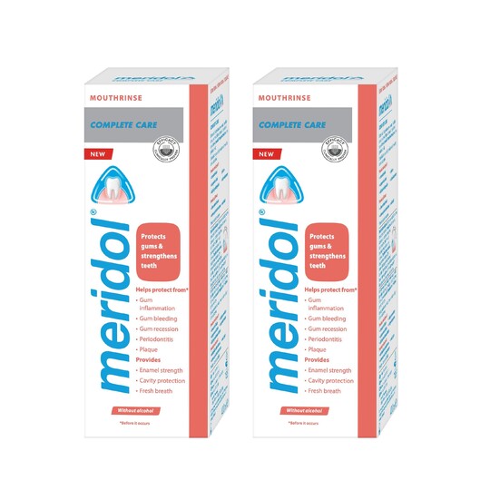 Meridol Complete Care ústna voda 2x 400 ml
