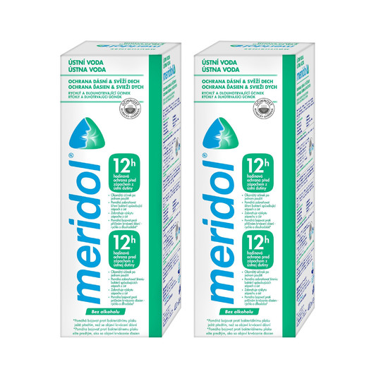 Meridol Gum Protection & Fresh Breath ústna voda 2x400 ml