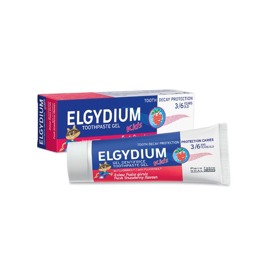 Elgydium Kids Strawberry detská zubná pasta 50 ml
