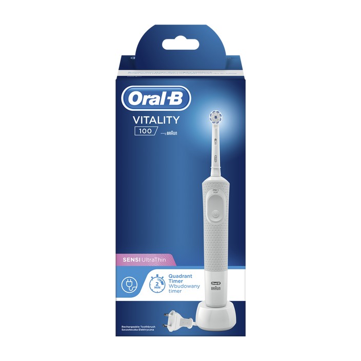 Oral-B Vitality 100 Sensitive White rotačná kefka