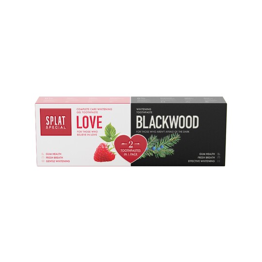 Splat Special Blackwood&Love zubná pasta 2x75 ml