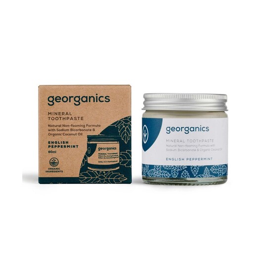 Georganics English Peppermint zubná pasta 60 ml