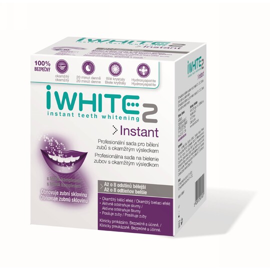 iWhite 2 Instant bieliace zubná sada 10 ks