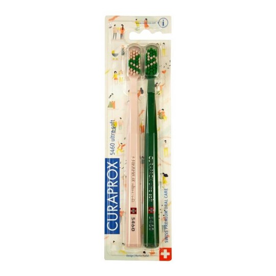 Curaprox CS 5460 Ultrasoft Love 2020 zubná kefka 2 ks