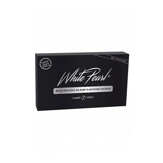 White Pearl Charcoal bieliace pásiky 28 ks