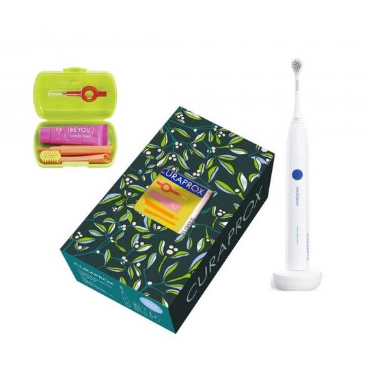 Curaprox Hydrosonic Easy Gift Set 2021 Green darčeková sada