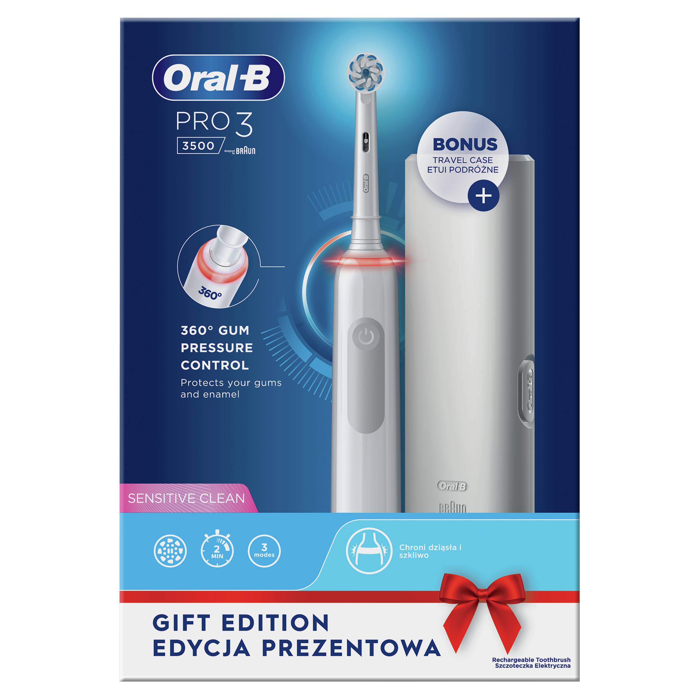 Oral-B PRO 3500 White oscilačná kefka