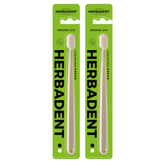 Herbadent Original Eco UltraSoft zubná kefka 2 ks