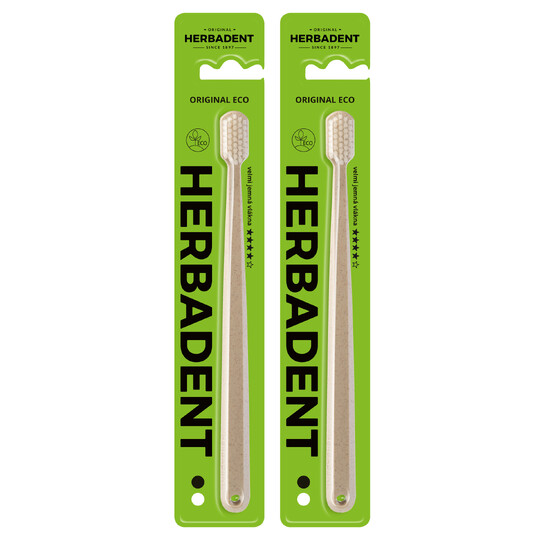 Herbadent Original Eco SuperSoft zubná kefka 2 ks