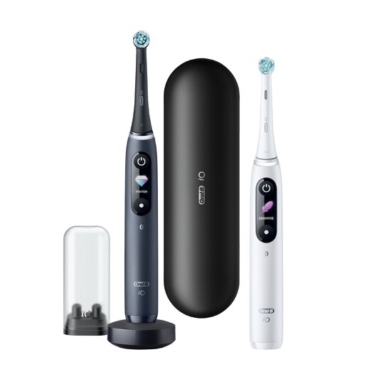 Oral-B iO Series 8 Duo White+Black magnetická kefka 2 ks