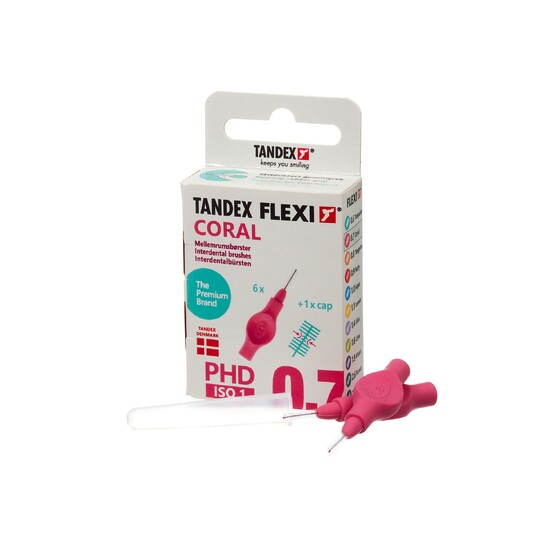 Tandex Flexi 0,7 Coral medzizubná kefka 6 ks