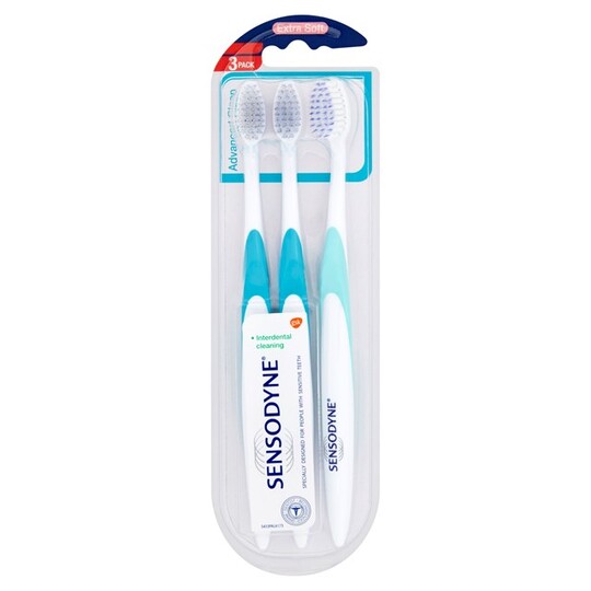 Sensodyne Advanced Clean Extra Soft zubná kefka, 3 ks