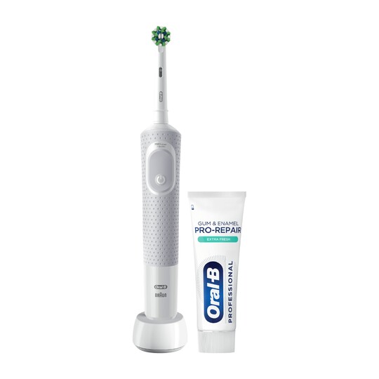 Oral-B Vitality PRO White rotačná zubná kefka + zubná pasta