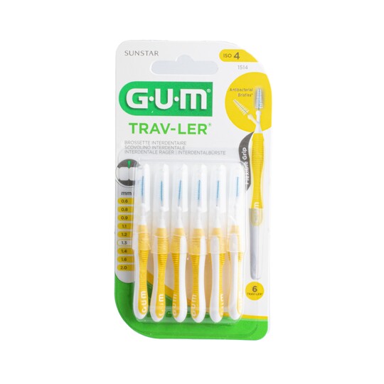 GUM Trav-Ler medzizubné kefky 1,3 mm 6 ks