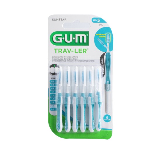 GUM Trav-Ler medzizubné kefky 1,6 mm 6 ks