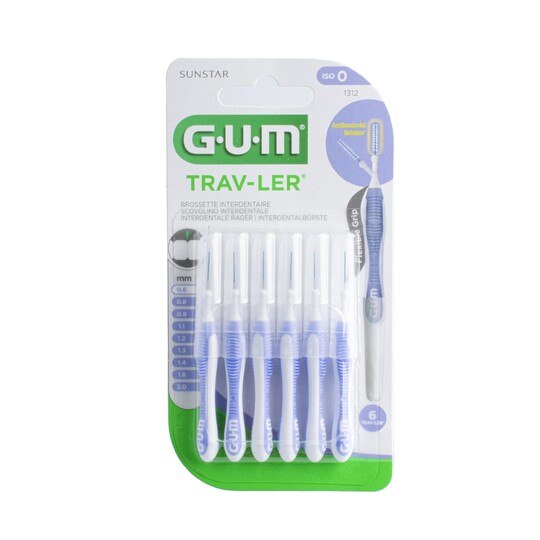 GUM Trav-Ler medzizubné kefky 0,6 mm 6 ks