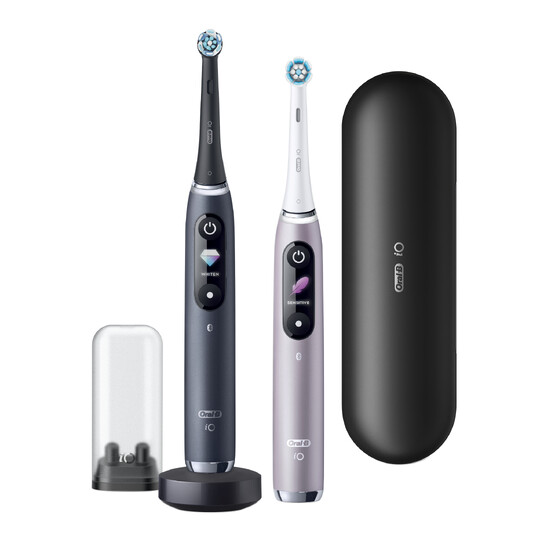Oral-B iO Series 9 Duo Black Onyx & Rose Quartz magnetická kefka 2 ks - ROZBALENÝ TOVAR