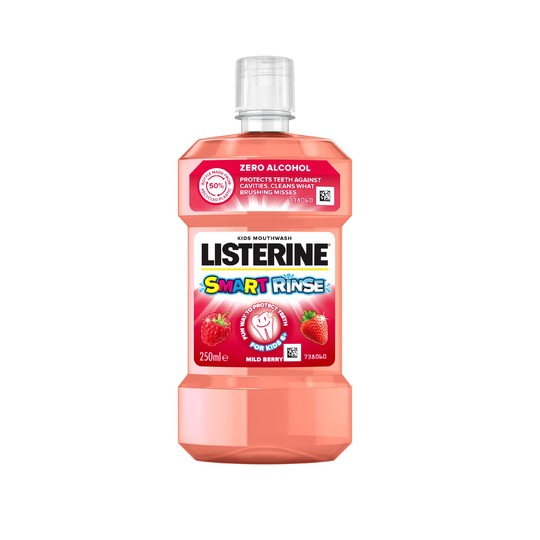 Listerine Smart Rinse Berry ústna voda pre deti 250 ml