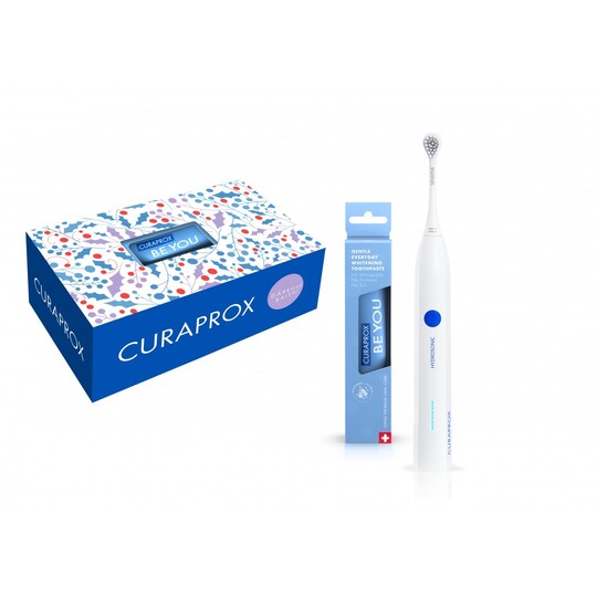 Curaprox Hydrosonic Easy sonická kefka + zubná pasta Be You Blue 60 ml
