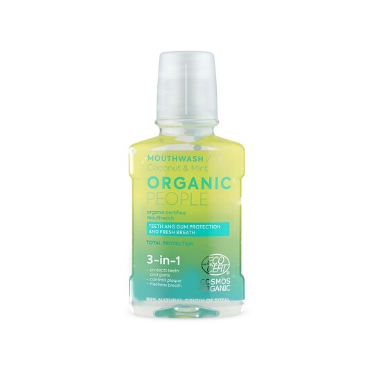 Organic People Coconut & Mint ústna voda 250 ml