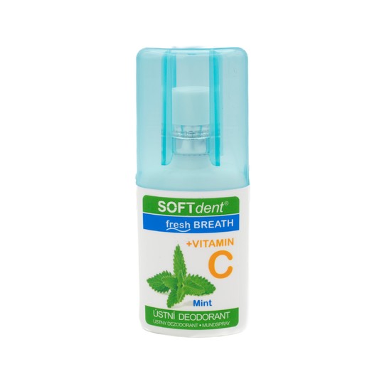 Softdent dezodorant + vitamín C ústny sprej 20 ml