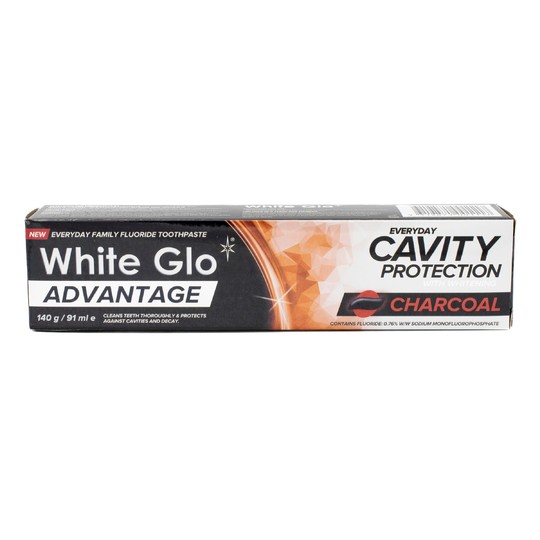 White Glo Charcoal zubná pasta 140 g