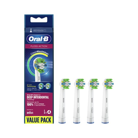 Oral-B FlossAction CleanMaximiser náhradné hlavice 4 ks