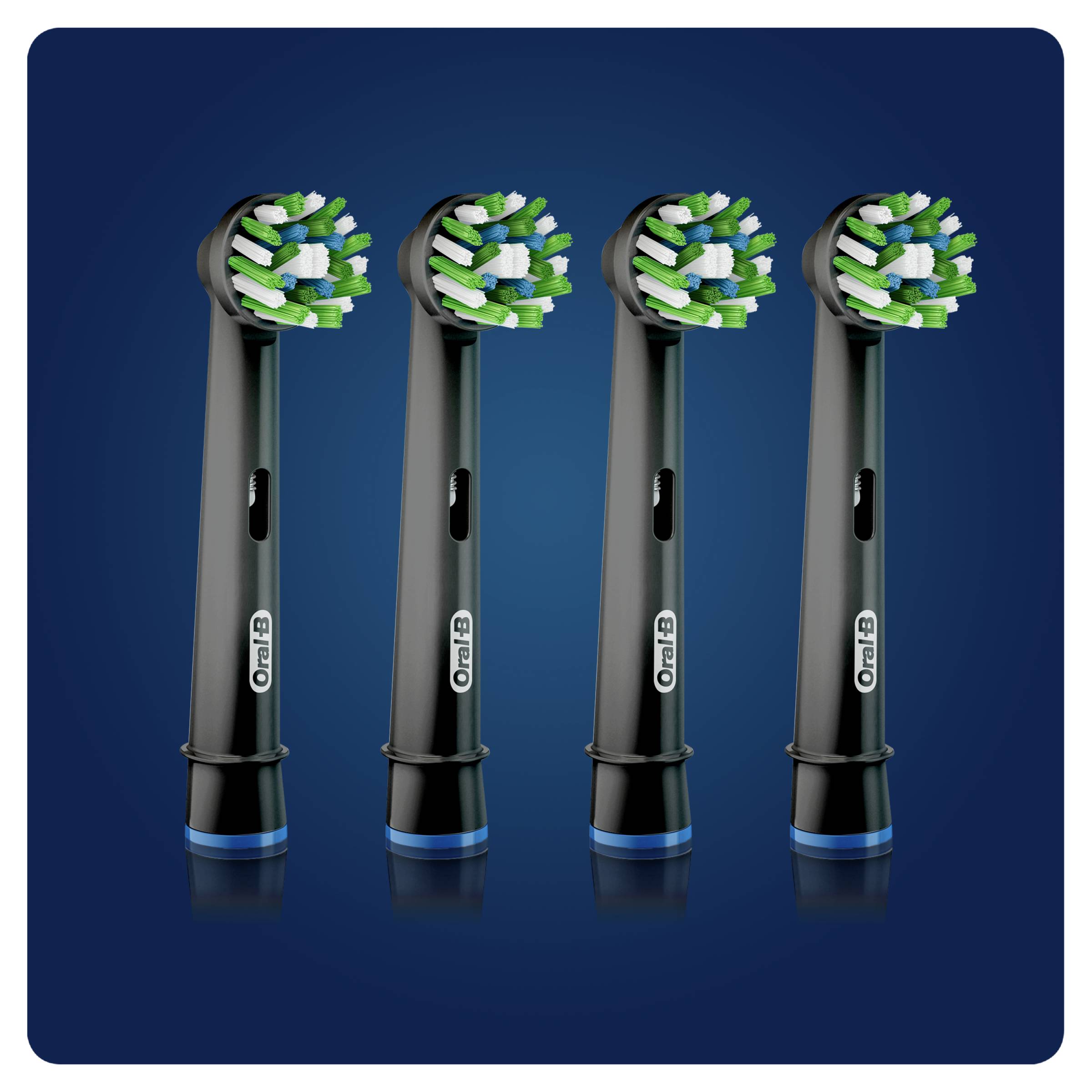 Oral-B CrossAction Black CleanMaximiser  náhradné hlavice 4 ks