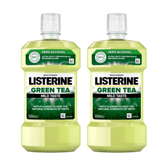 Listerine Green Tea ústna voda 2x500 ml