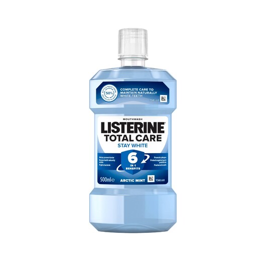 Listerine Total Care Stay White ústna voda 500 ml