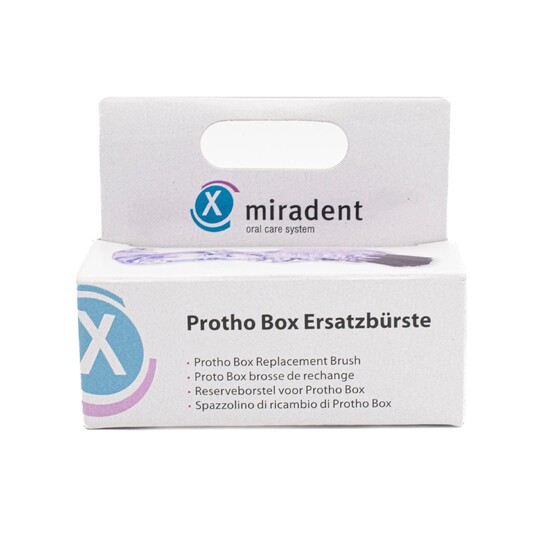 Miradent Protho Box náhradná zubná kefka