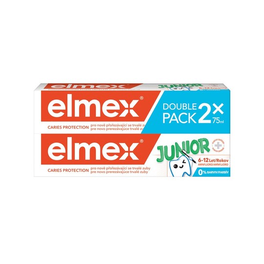 Elmex Junior detská zubní pasta 2x75 ml