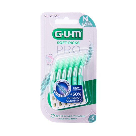 GUM Soft Picks Pro Medium medzizubné kefky 60 ks