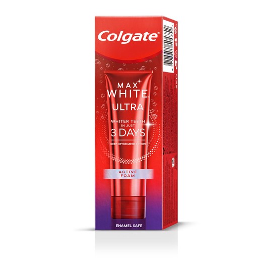 Colgate Max White Ultra Active Foam zubná pasta 50 ml