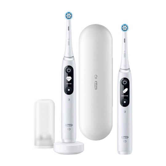 Oral-B iO Series 7 Duo White+White magnetická kefka 2 ks