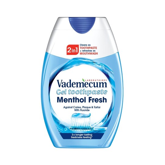 Vademecum Gél 2v1 Menthol Fresh zubná pasta 75 ml