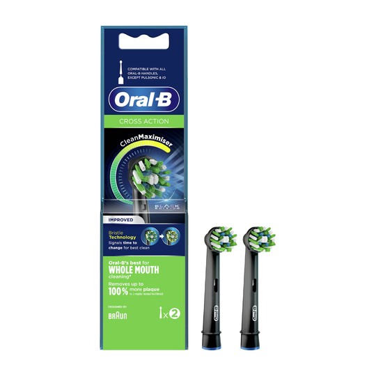 Oral-B CrossAction Black CleanMaximiser náhradné hlavice 2 ks