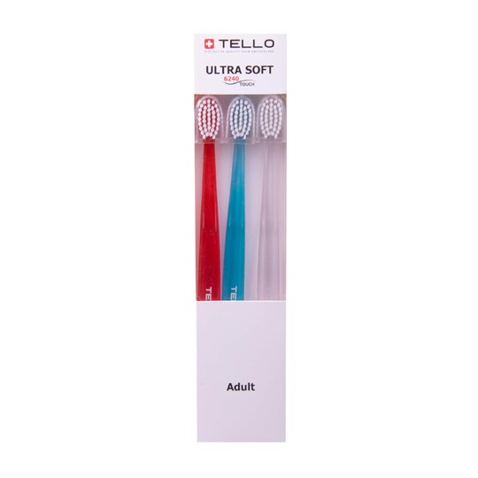 Tello 6240 UltraSoft zubná kefka 3 ks