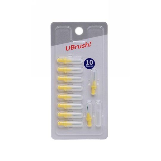 Herbadent UBrush 0,6 mm náhradné nadstavce 10 ks