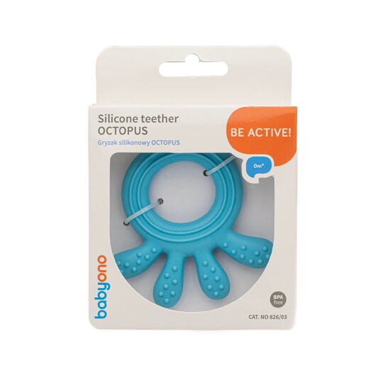 Babyono Octopus hryzátko - MODRÉ